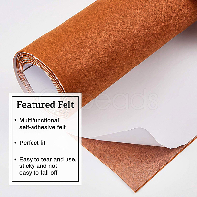 Self-adhesive Felt Fabric DIY-WH0146-04F-1