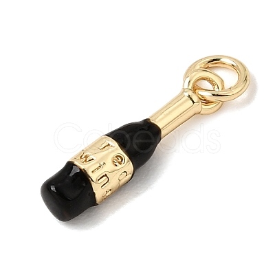 Brass Enamel Pendants KK-CBA960E-02B-G-1