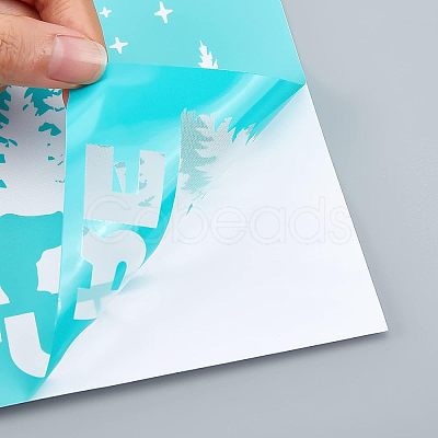 Self-Adhesive Silk Screen Printing Stencil DIY-WH0173-021-Y-1