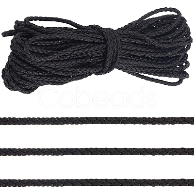 10M Round Imitation Leather Braided Cord WL-GF0001-32B-05-1