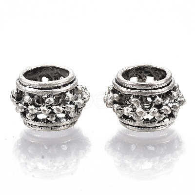 Tibetan Style Alloy Beads TIBE-S320-079AS-LF-1