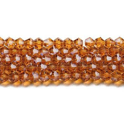 Transparent Electroplate Glass Beads Strands EGLA-A039-T2mm-A28-1