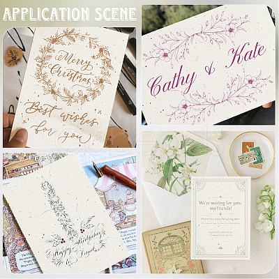 Eco-friendly Paper Greeting Card DIY-WH20002-619A-05-1