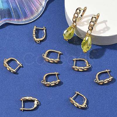 SHEGRACE Brass Hoop Earring Findings XGRQ79760-945G-1