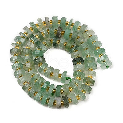 Natural Green Strawberry Quartz Beads Strands G-F796-A08-01-1