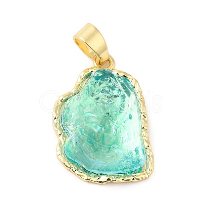 Rack Plating Brass Pendants KK-C033-04G-03-1