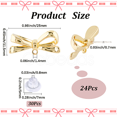 Alloy Stud Earrings Findings FIND-SC0016-79-1