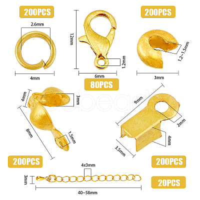 DICOSMETIC DIY Jewelry Making Finding Kit DIY-DC0001-73G-1