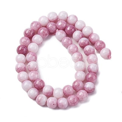 Ombre Effect Dyed Glass Beads Strands X-GLAA-T031-01O-11-1