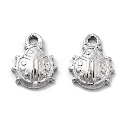 Anti-Tarnish 304 Stainless Steel Charms STAS-R130-15P-1