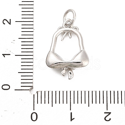 Brass Micro Pave Cubic Zirconia Pendants KK-H527-06B-P-1