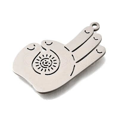 201 Stainless Steel Pendants STAS-S176-18P-1