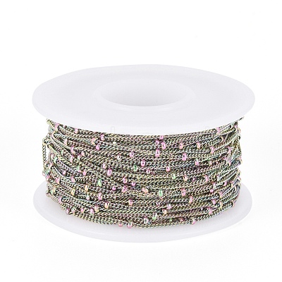 Ion Plating(IP) 304 Stainless Steel Curb Chains CHS-I003-A01-A-M-1