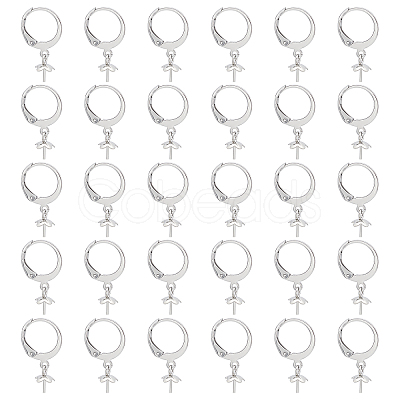 30Pcs 314 Stainless Steel Leverback Earring Findings STAS-UN0037-62-1