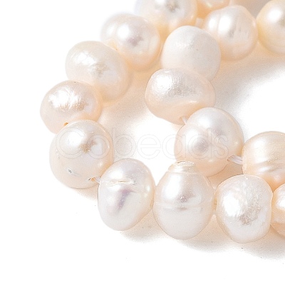 Natural Cultured Freshwater Pearl Beads Strands PEAR-I007-07O-07A-1