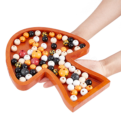 Wood Presentation Boxes for Gemstone Display AJEW-WH0258-185-1