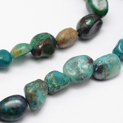 Nuggets Natural Chrysocolla Beads Strands X-G-N0164-10-1