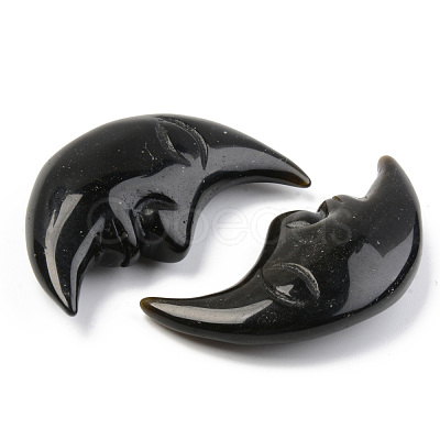 Natural Golden Sheen Obsidian Beads G-T132-016-1