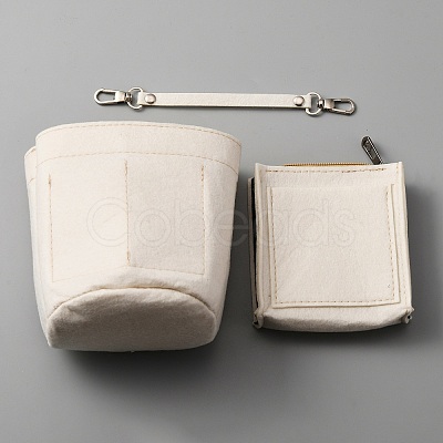 Wool Felt Purse Organizer Insert with Detachable Handle FIND-WH0126-29P-1