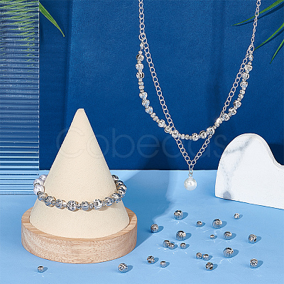 180Pcs 6 Styles Brass Beads KK-BC0013-14P-1