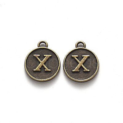 Alloy Pendant Cabochon Settings PALLOY-N156-01X-AB-1
