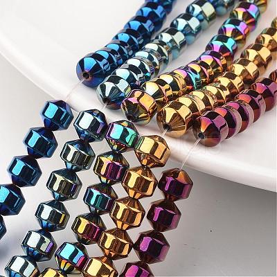 Electroplate Non-magnetic Synthetic Hematite Bead Strands G-F300-31A-1