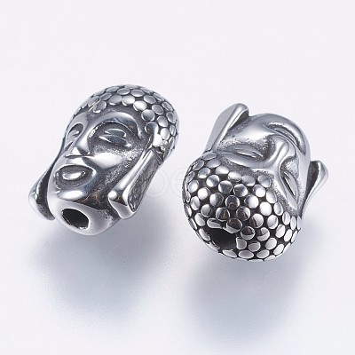 304 Stainless Steel Beads STAS-I069-35AS-1