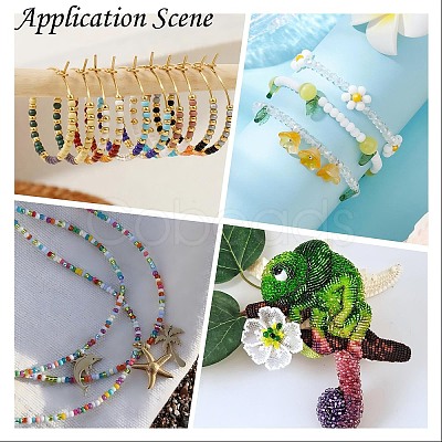 8/0 Glass Seed Beads SEED-T005-09A-1