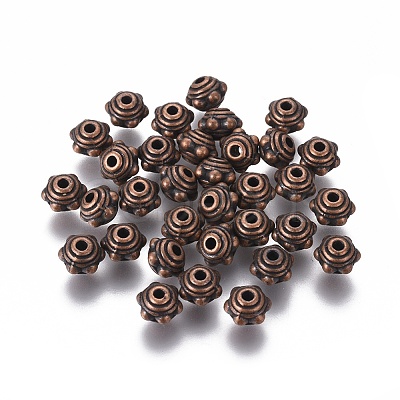 Tibetan Style Alloy Spacer Beads LS-RLF1017Y-1