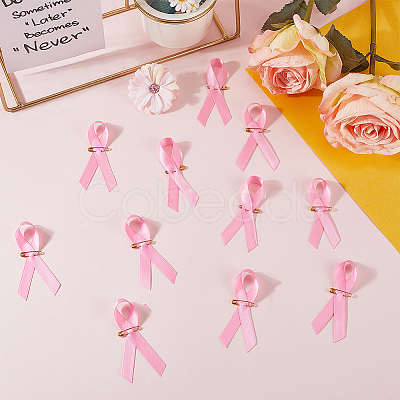 200PCS Polyester Ribbon Brooch Pins JEWB-GF0001-49-1
