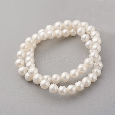 Natural Cultured Freshwater Pearl Beads Strands PEAR-G007-38-1