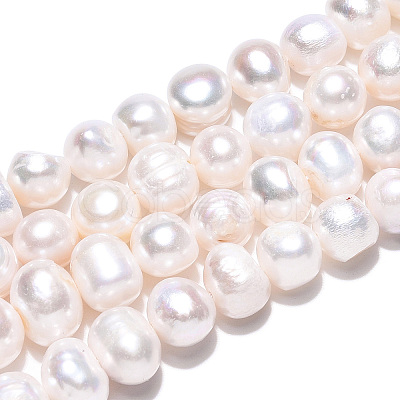 Natural Cultured Freshwater Pearl Beads Strands X-PEAR-N013-08G-01-1