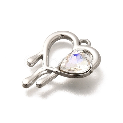 304 Stainless Steel Pendants STAS-Q346-10P-09-1