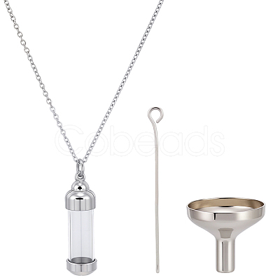 DIY Pendant Necklaces Making Kits DIY-CN0003-76P-1
