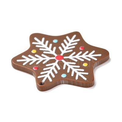 Christmas Theme 3D Printed Resin Pendants RESI-I036-07-1