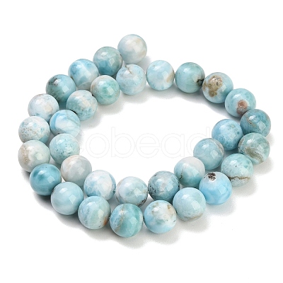 Natural Larimar Beads Strands GG-CBA007A-B01-12mm-1