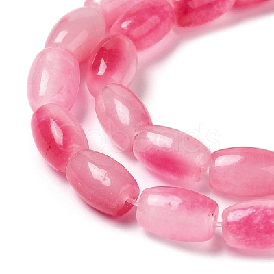 Natural Dyed White Jade Beads Strands G-M402-A01-05-1