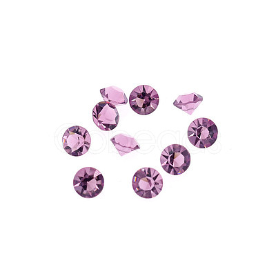 Glass Rhinestone Cabochons GLAA-TAC0005-4mm-06-1