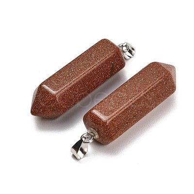 Synthetic Goldstone Pendants GG-CBAA0EE-02P-18-1