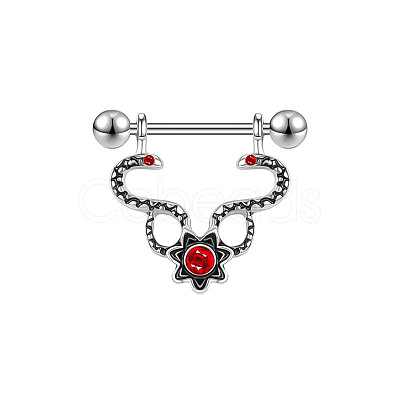 304 Stainless Steel Nipple Rings WG424A2-15-1