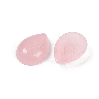 Natural Rose Quartz Cabochons G-H094-01A-07A-1