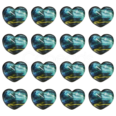 40Pcs Lampwork Cabochons LAMP-PH0001-43A-1