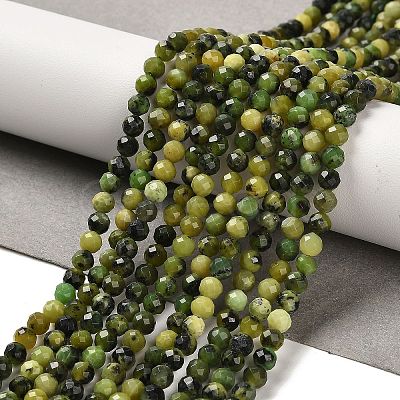 Natural Green Jade Beads Strands G-B107-A08-06-1