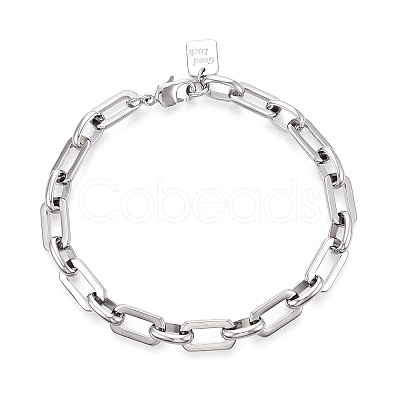 Brass Chain Bracelets BJEW-N032-04P-1