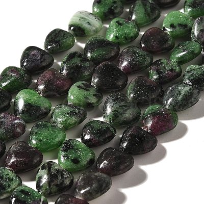 Natural Ruby in Zoisite Beads Strands G-R190-10mm-60-1