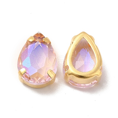 Moonlight Effect Teardrop Sew on Rhinestone GLAA-P055-03B-G01-1