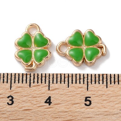 Alloy Enamel Pendants ENAM-O001-03B-G-1