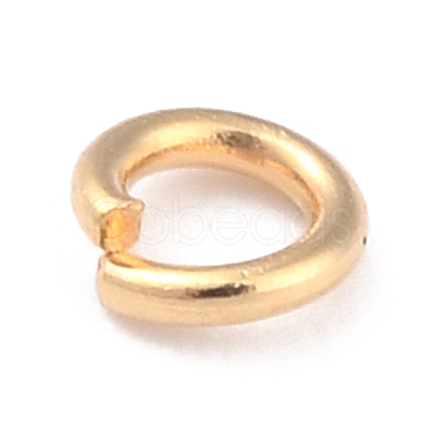 Rack PlatingBrass Open Jump Rings KK-O139-18A-G-1