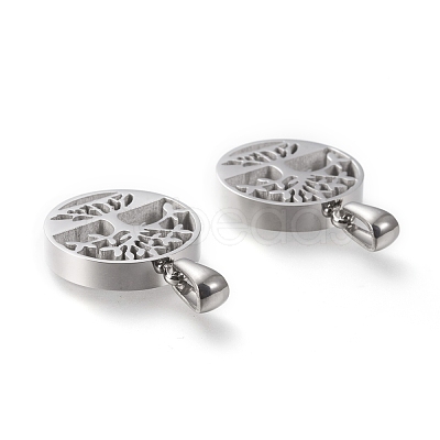 Non-Tarnish 304 Stainless Steel Pendants STAS-F253-14P-1