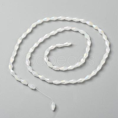 Imitation Jade Glass Beads GLAA-P001-08A-01-1